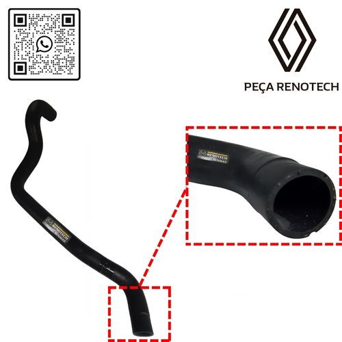 RN 38340R-NX 215038340R MANGUEIRA INF. DO RAD. MOT 1.6 16V H4M DUSCAPSAN IILOG II - 2